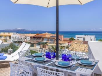 Sea View House with terrace Son Serra Mallorca - Apartment in Son Serra de Marina
